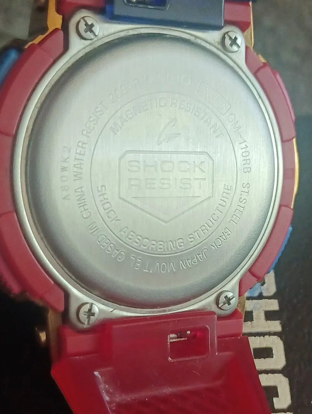 CASIO G-SHOCK # GA110-RB # RAINBOW SERIES